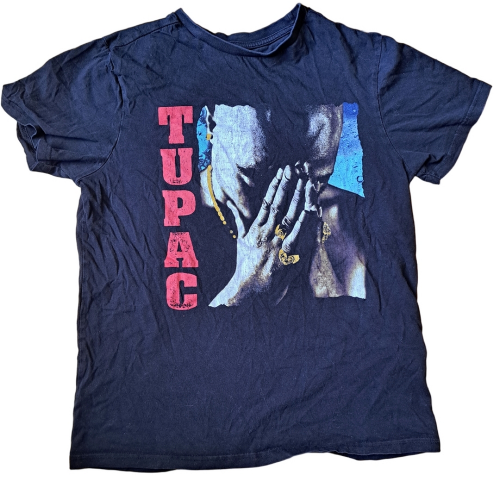 Tupac Shakur Graphic T-Shirt | Rap Tee | Bravado Merch | Size Small